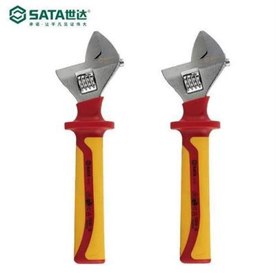 SATA工具VDE绝缘活动扳手耐压寸电工扳手带电作业