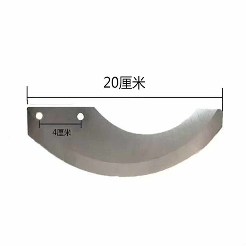 切菜机刀片15型20型60型商用多功能合金不锈钢专用通用高强直弯刀图片