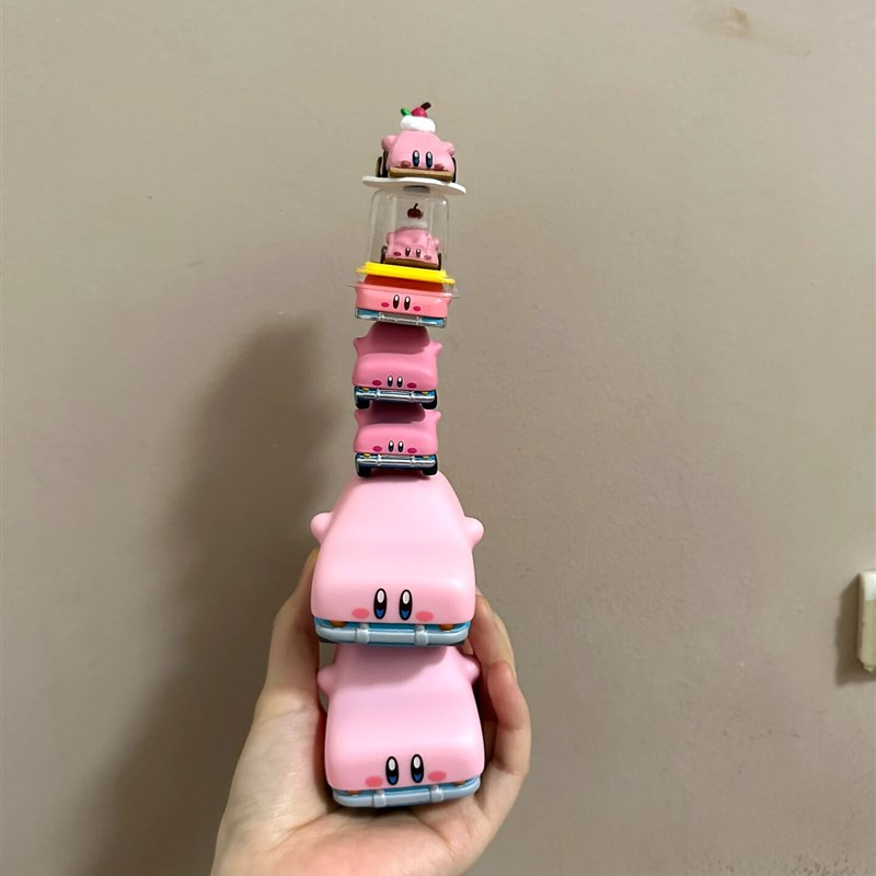 我家真的没有车位停车啦!car星之卡比汽车塞满嘴玩偶公仔大合集