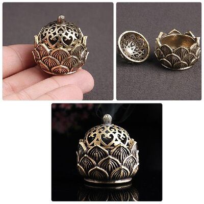 极速Decorative Incense Burner Copper Incenser Holder Censer