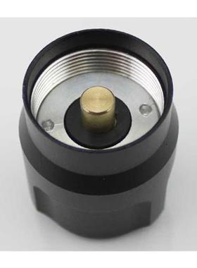 手电筒绿色尾盖按钮底座B后盖铜柱尾部按键开关总成