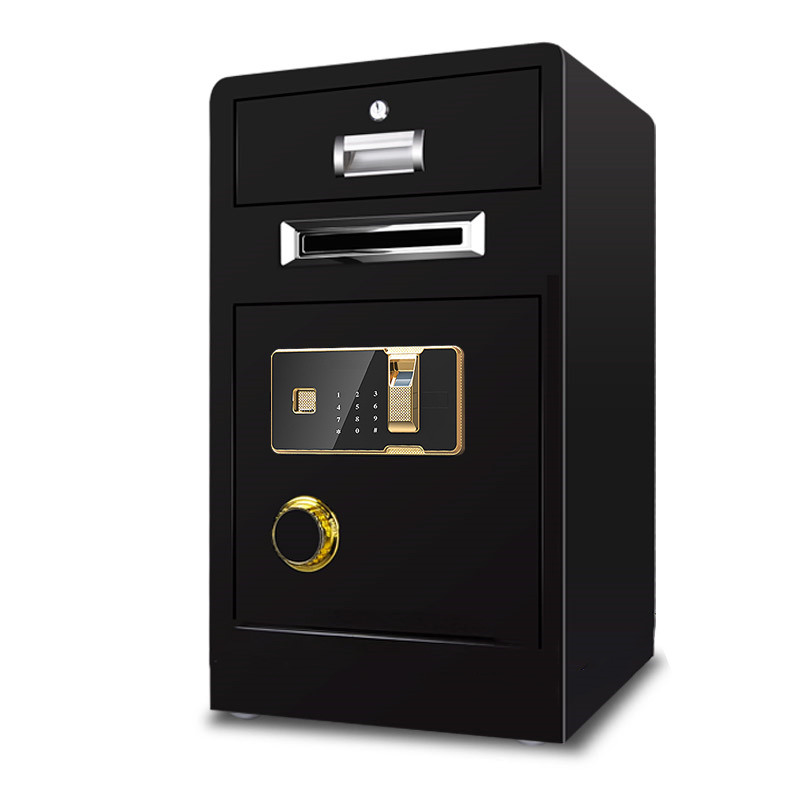 全钢保险柜办公60/70/80cm高钱箱功德箱超市酒店收银抽屉式投币柜
