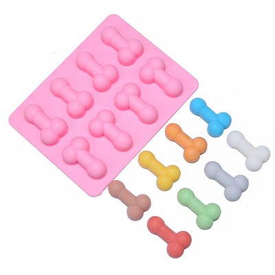 好货Sexy Penis Cake Mold Dick Ice Cube Tray Silicone Mold So