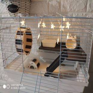 好货Black tie 47 cm package hamster cage Syrian hamster 60 c