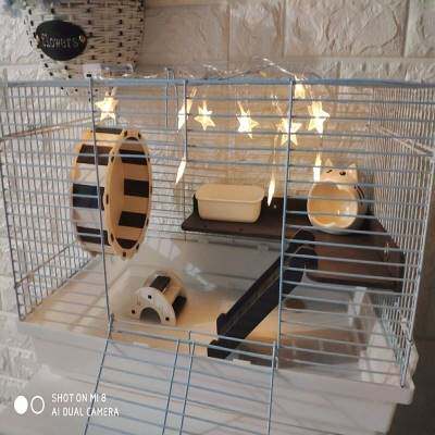 好货Black tie 47 cm package hamster cage Syrian hamster 60 c