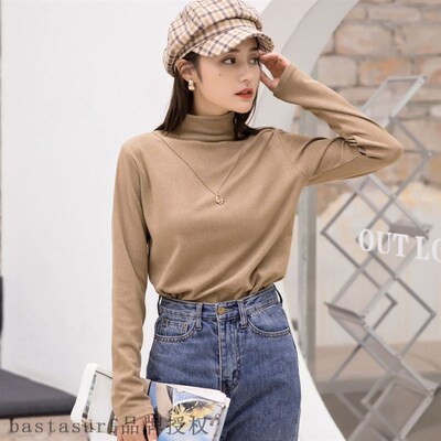 好货superior quality! 2021 autumn winter half high collar ve