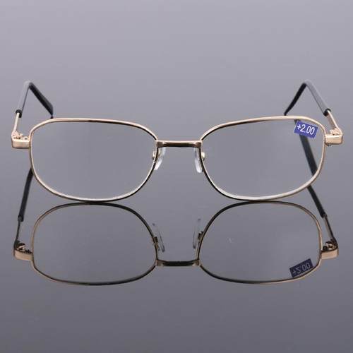 老花眼镜眼镜光玻璃老度450/600树脂清老人防框男女疲劳时尚凯迪