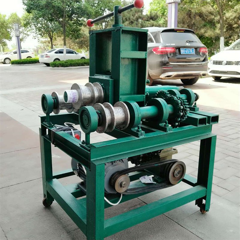 电动型立式双轴弯管机 立式双轴弯曲机 方管圆管弯圆机价格