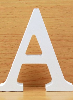8 CM Letras Decorativas Grandes White Wooden Letters Home De