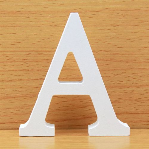8 CM Letras Decorativas Grandes White Wooden Letters Home De