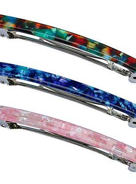 HYFEEL Long French Hair Barrettes 4 Inch Large Hair Clips fo