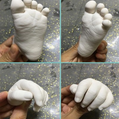 ding Handprints Footprints Casting Kit Baby Growing Souvenir