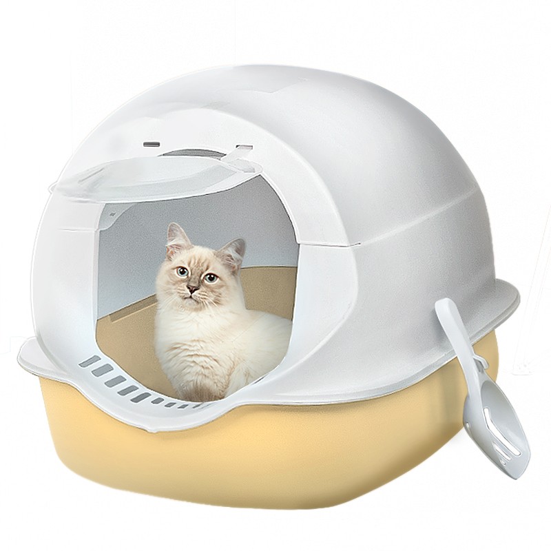 猫砂盆全封闭式超大号猫咪用品大全厕所幼猫防外溅沙盆子隔臭沙盘