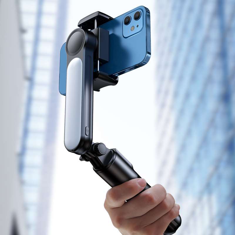 厂家2023年新款手机稳定器手持拍摄防抖云台自拍杆vlog拍照直播支