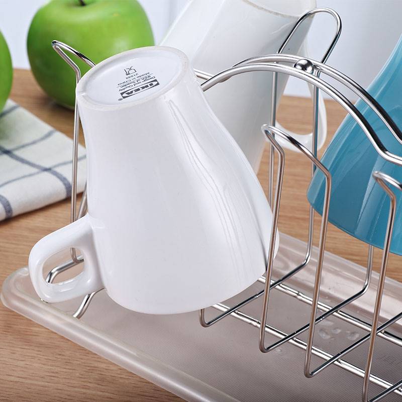 家用304不锈钢杯架子置物架创意沥水架杯子倒挂收纳层架玻璃杯挂