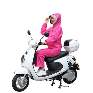 分身雨衣大人套装修身女士安全全身层两件套女士环保时尚分体