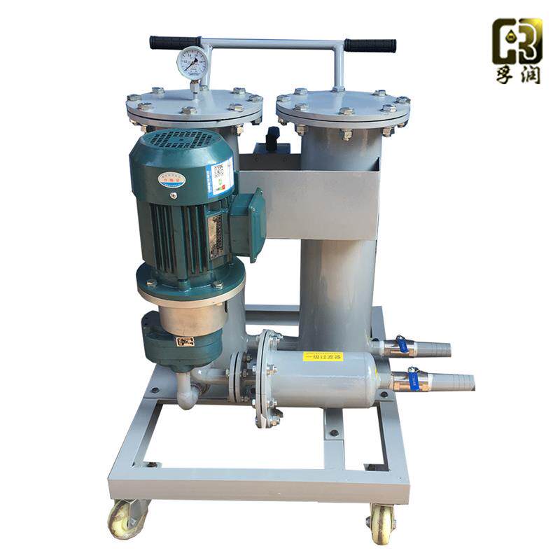 加油抽注除杂手推移动二级抽滤液压油过滤加油机