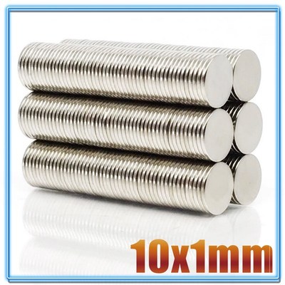100Pcs Round Magnet 10x1 10x2 10x3 10x4 10x5 10X6 10x10 mm N