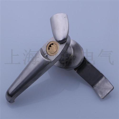 2023德犇 MS308-3月牙锁芯不锈钢把手锁 配电箱控制柜铁皮箱机械