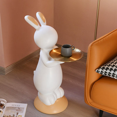 Rabbit Floor Decoration Living Room Business Gift Artwork