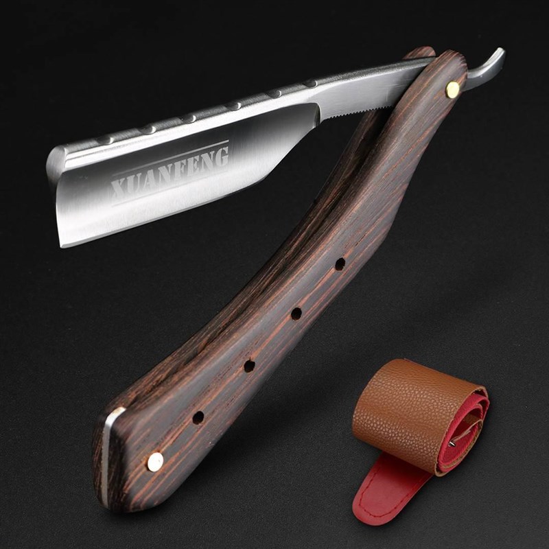 玄锋鸡翅木刀剃刀刮刀老XZJ-27式刮胡刀刮脸刀须剃刀理发店面修手