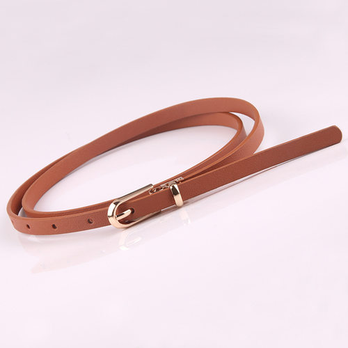 Fashion Women Belts Thin Skinny Waistband Pin Buckle Adjusta