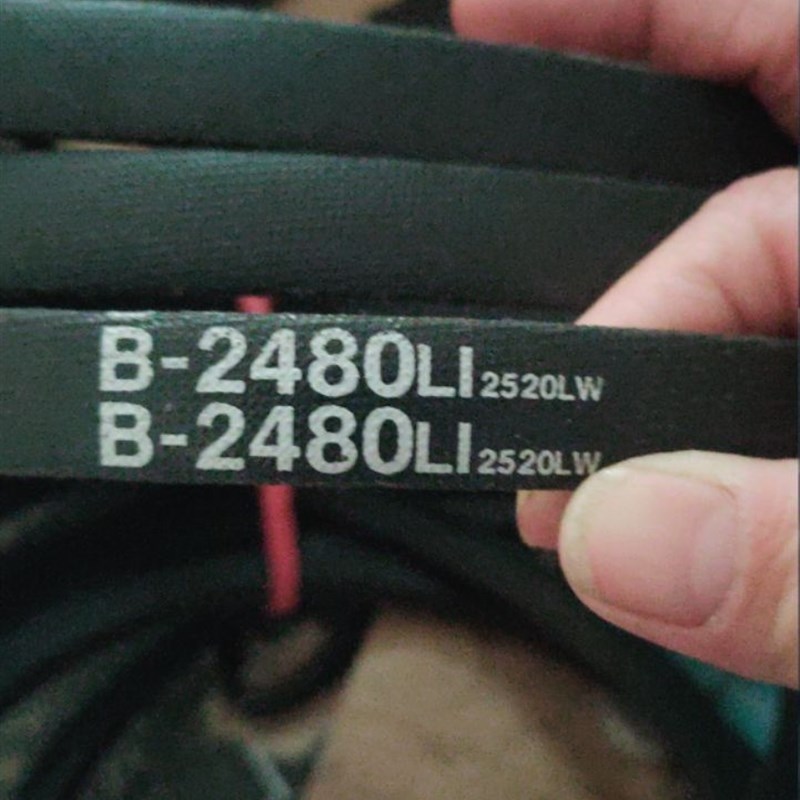 时风 五征 福田五星农用三轮车传动皮带 三角带B型皮带 B2480