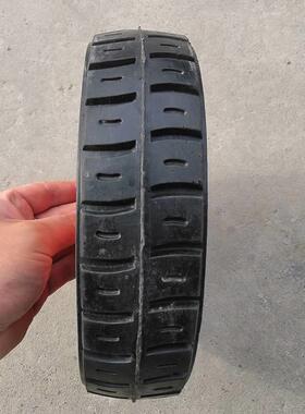 25cm1寸手推实心轮胎0电动三轮280 车25车0x75工程工地手推车前轮