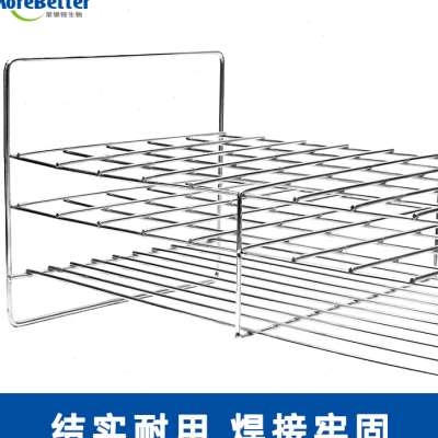 实验室不锈钢钢丝组培试管架玻璃管离心管架20 50孔比色管架防锈