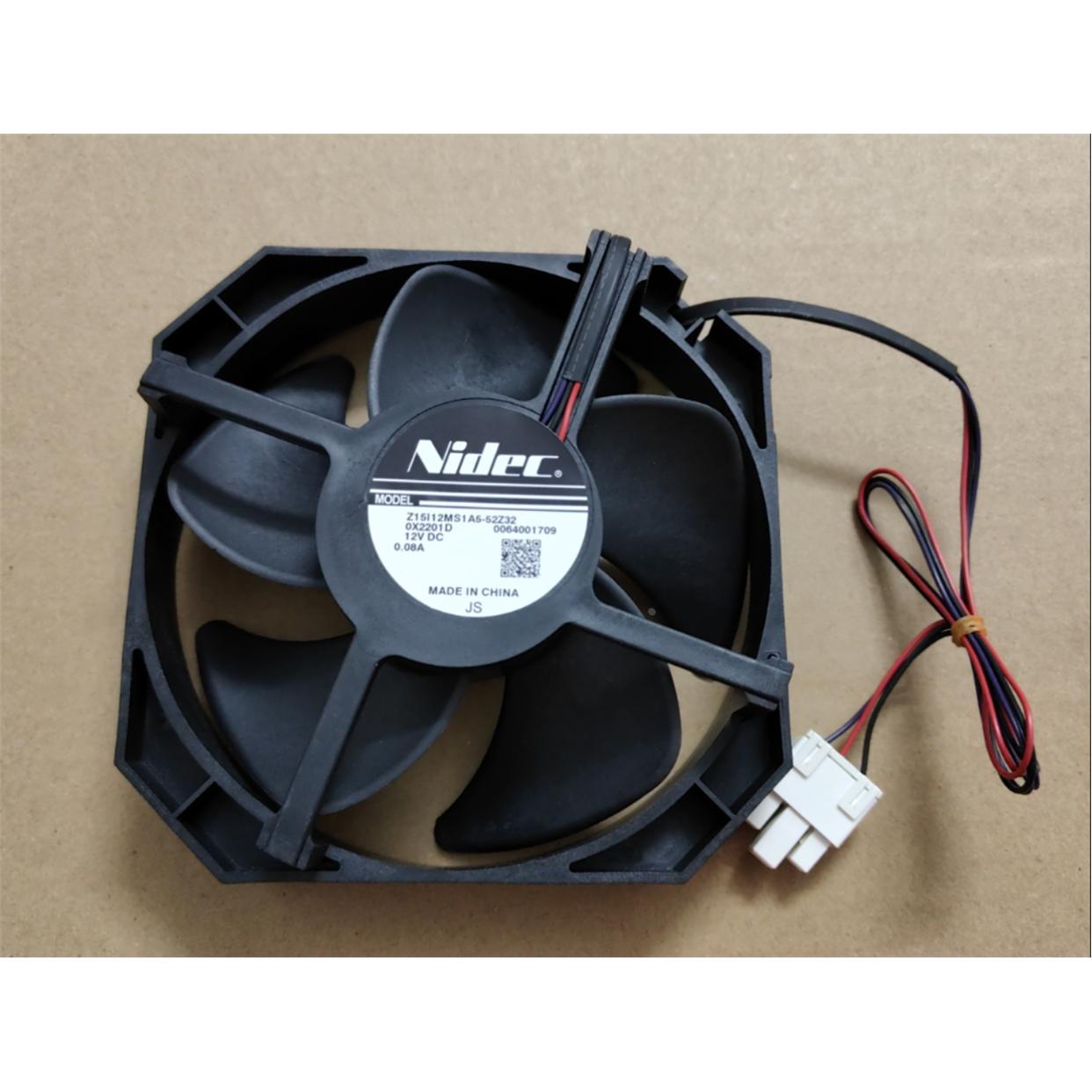 Z15I12MS1A5-52Z32    12V  0.08A 冰箱散热风扇红色三叉大头