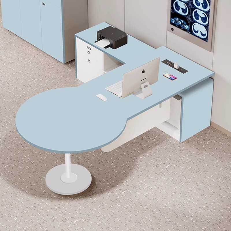 25新款医生诊疗桌医院宠物医生办公桌诊所卫生院中医看诊台接诊桌