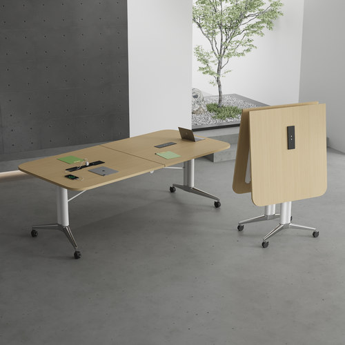 E0级折叠会议桌办公桌椅培训课桌