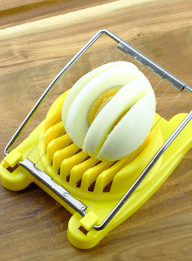 Multifunction Cut Kitchen Egg Slicer Sectioner Cutter Mold F