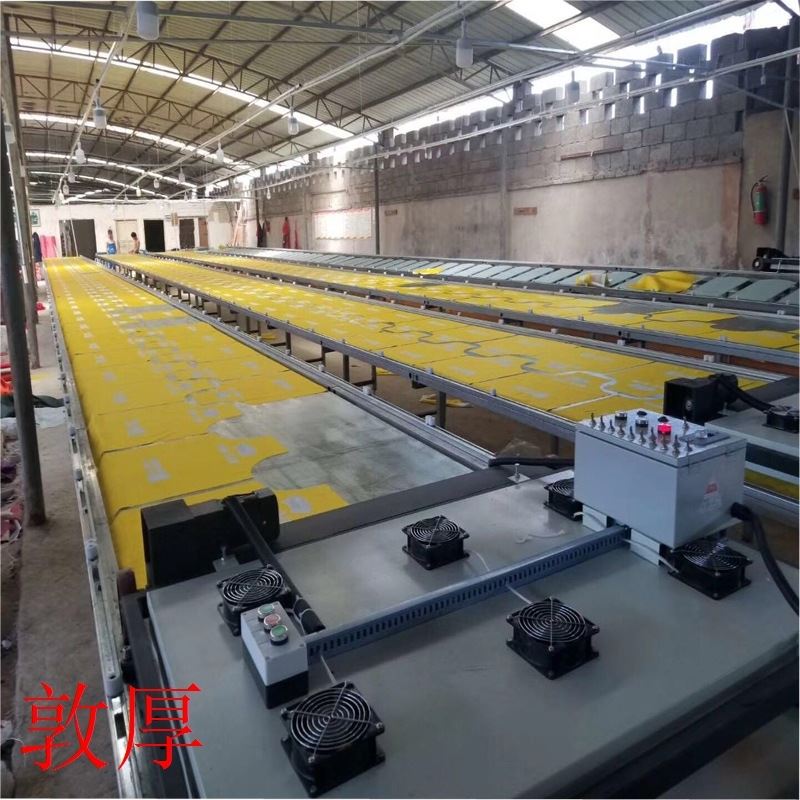 玻璃跑台烘干机烘箱烤箱自动移动回程端停小型网版印刷设备