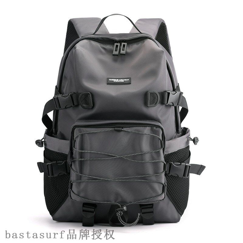 极速Ins Japanese work wear large capacity backpack mens Kor