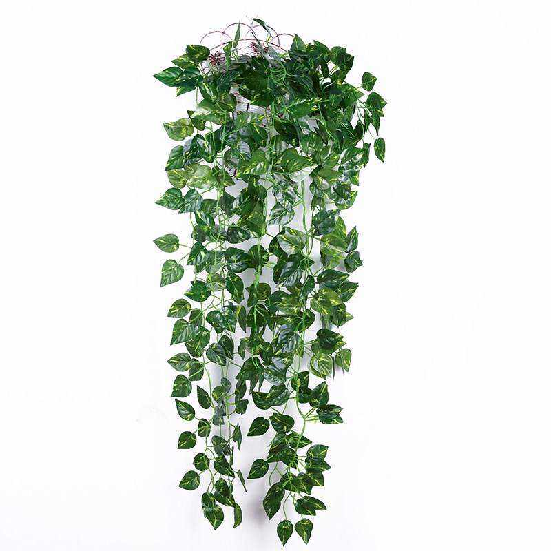 极速仿真植物绿植金边吊兰盆栽垂掉吊篮装饰阳台室内塑料花草假花
