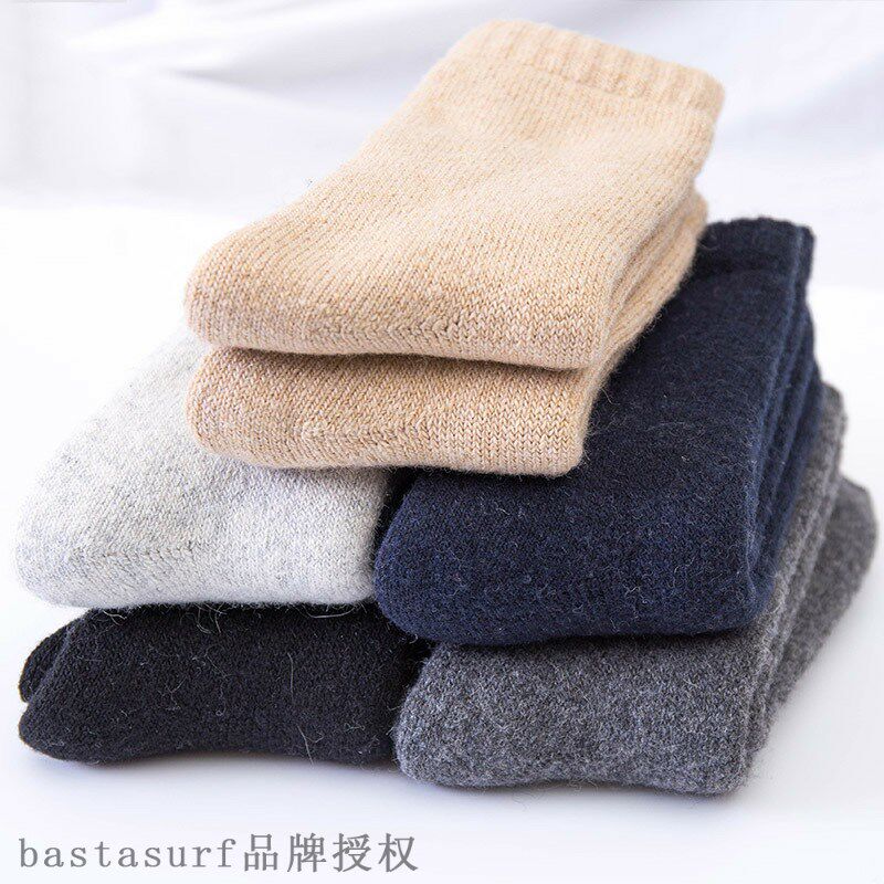 极速Northeast winter super thick thick wool socks mens and