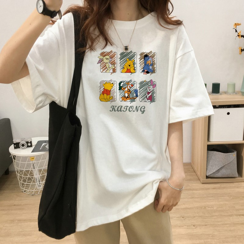 好货孕妇装上衣夏季2025新款爆款卡通纯棉短袖t恤宽松洋气遮孕肚
