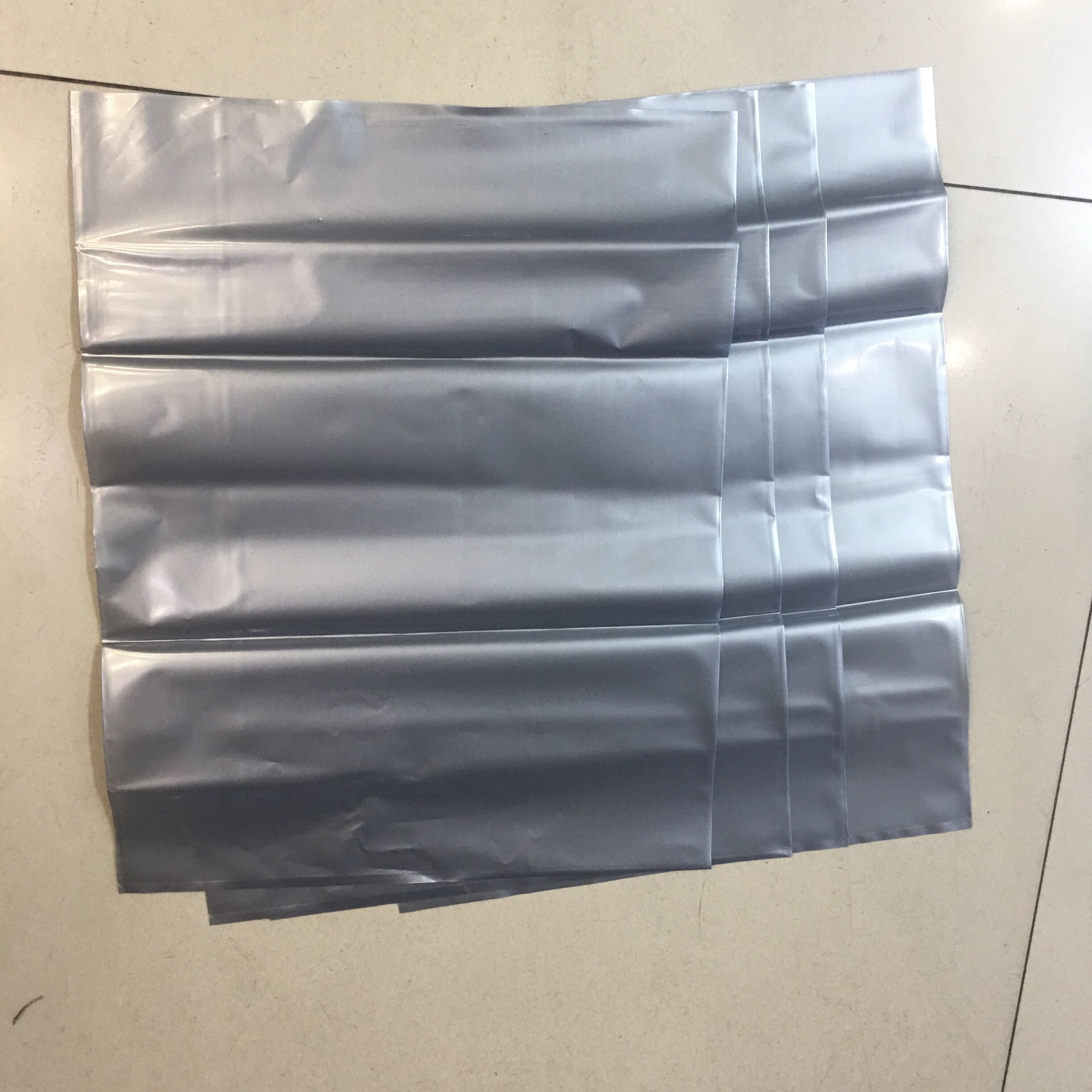 好货pE高压彩色塑料包装袋银灰色塑料袋分类机械五金服装袋加厚30