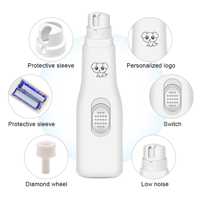 极速New Electric Dog Nail Clippers for Dog Nail Grinders Bat