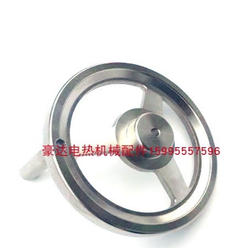 好货304不锈钢手轮 不锈钢手柄 车床手柄 160外径手轮 滚花边摇手
