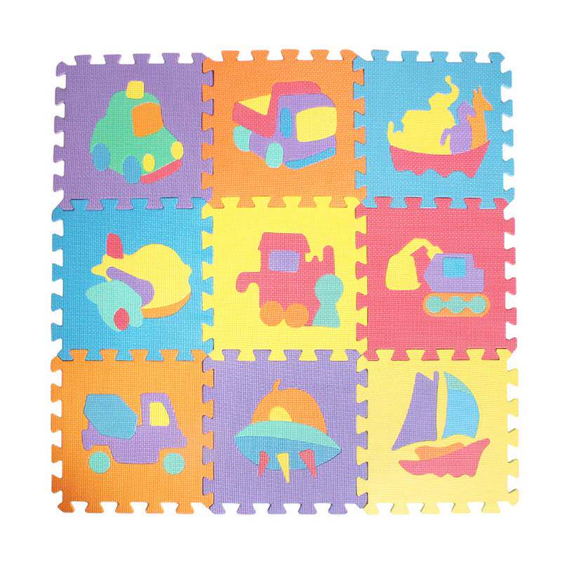 极速10Pcsset 3030cm Number Animal Pattern Baby Play Mat Puzz