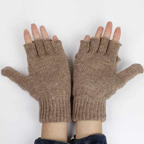 好货Women Autumn Winter Thicken Artificial Wool Hand Warmer