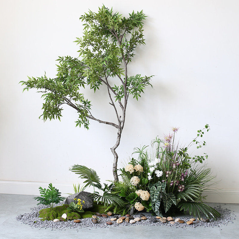 好货仿户外植物造景装饰室内假绿植园景布置办公室酒店花园花草景