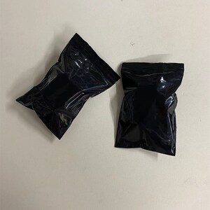 好货PE黑色自封袋10*15密封袋加厚避光袋遮光袋4号夹链袋样品袋10