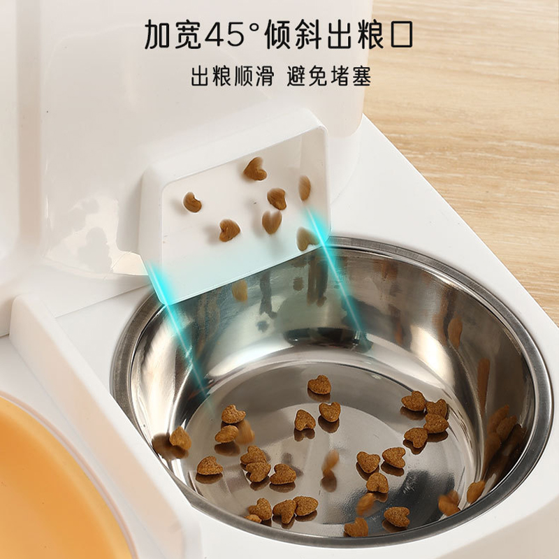 猫咪自动喂食器饮水喂食一体机猫碗狗盆自动饮水器不插电宠物用品