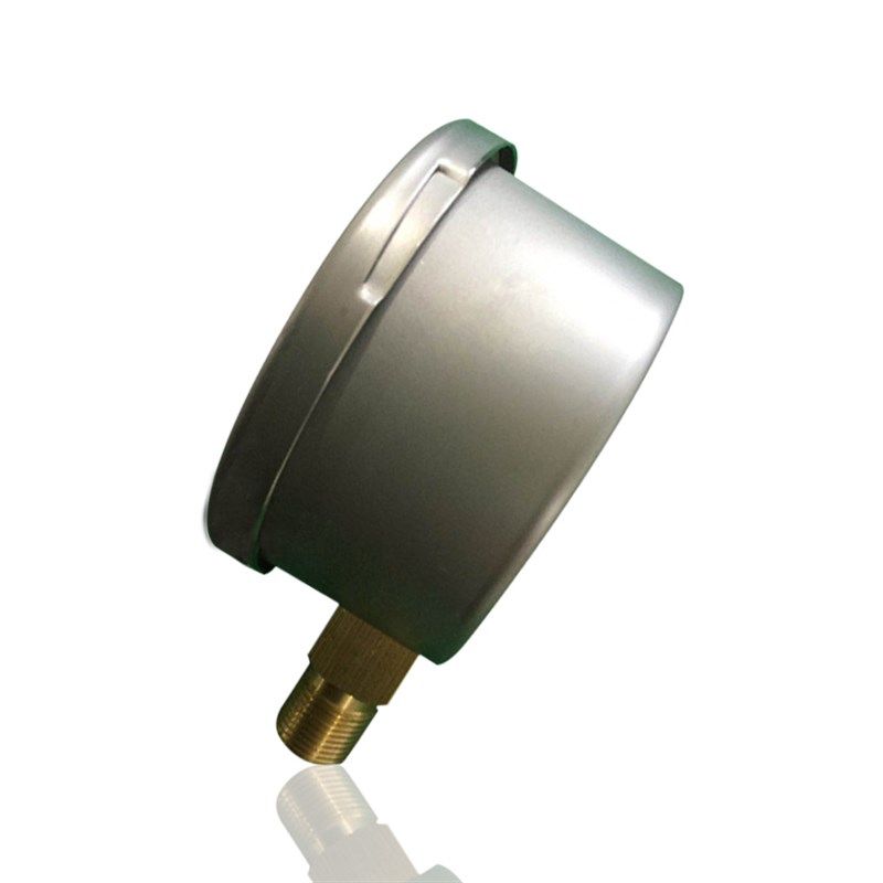 供应不锈钢燃气压力表千帕表膜盒压力表微压表YEB-75 10KPA G3/8