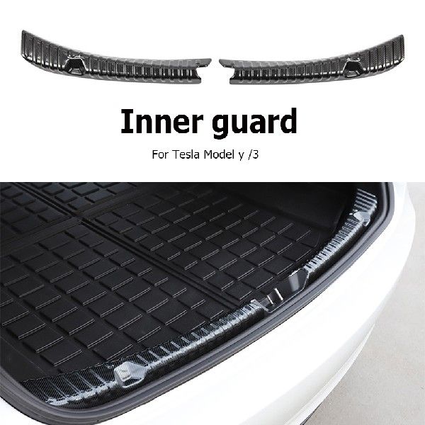 Door Entry Guards Trunk Threshold Bumper for Tesla Model Y