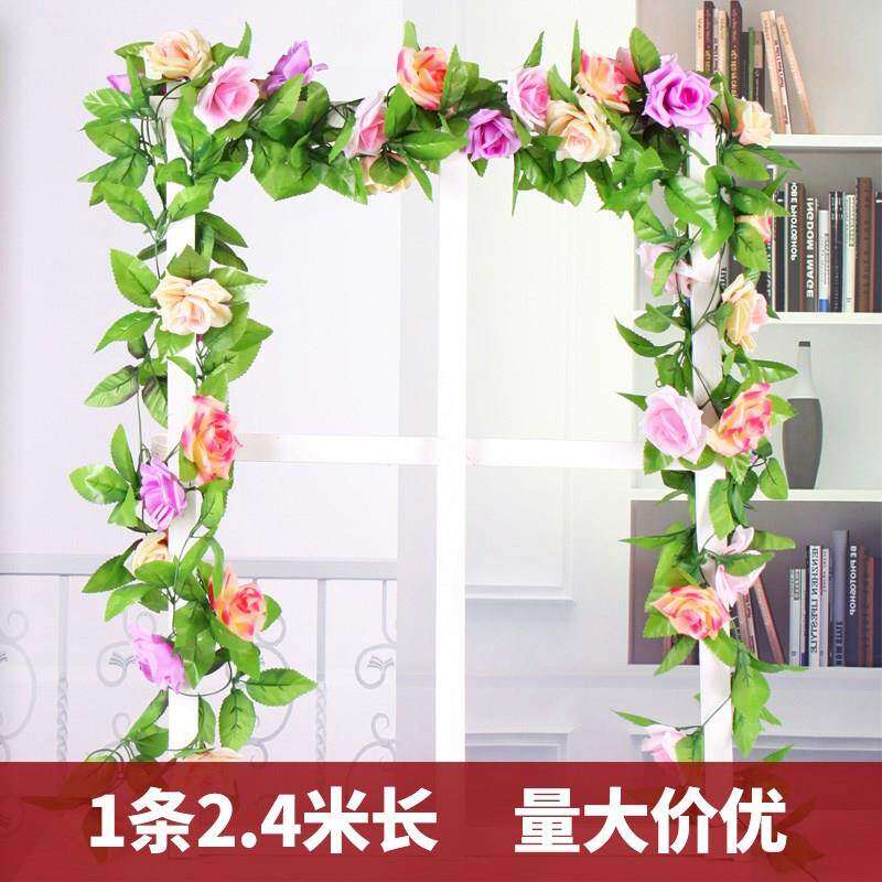 极速挂式装饰品花草吊花门口顶上悬挂室内屋顶装饰品天花板 花藤