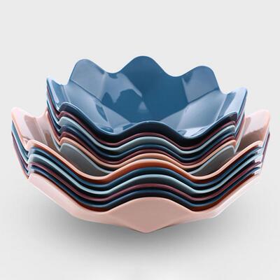 极速Nordic Style Fruit Bowl Stackable Multifunctional Plasti